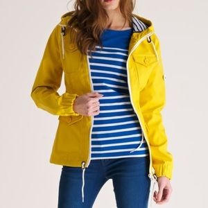 Superdry yellow rain jacket